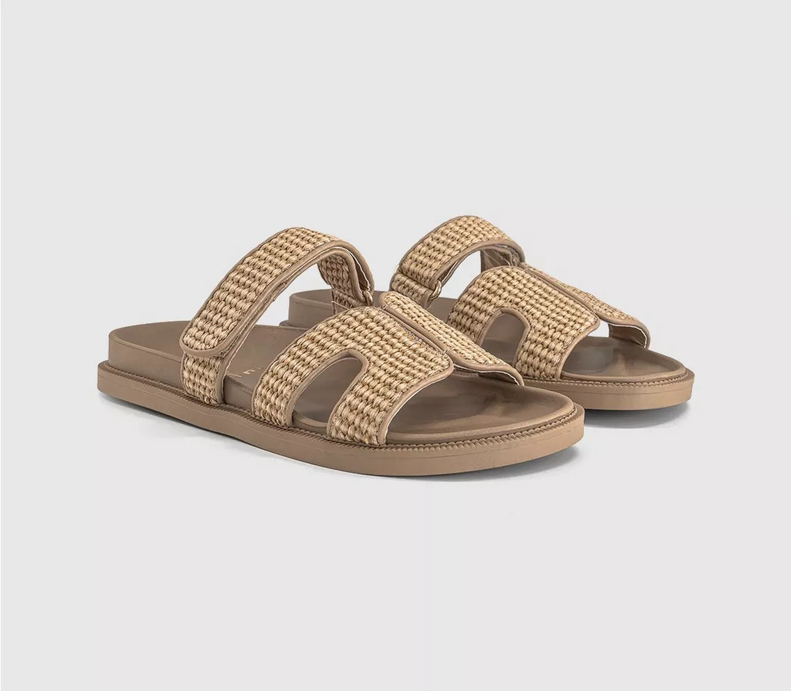 Serena Cut Out Two Strap Footbed Sandals | Office Shoes (UK)