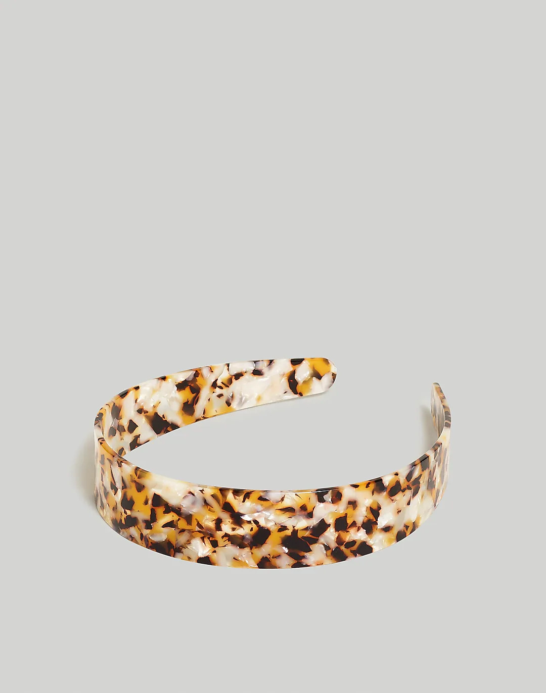 (Re)sourced Tortoise Checkerboard Headband | Madewell