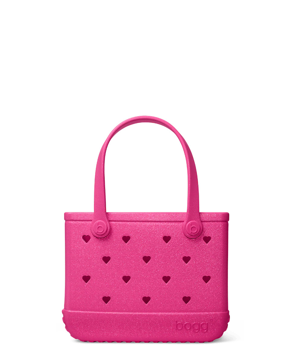 Bitty Bogg® Bag - Heart Shimmer haute PINK | Bogg Bag