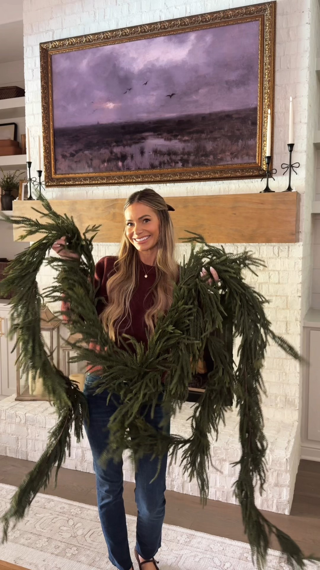 Create a beautiful fall mantel using our new 9 ft Norfolk pine garland!

#LTKFallSale #LTKHome #LTKSeasonal