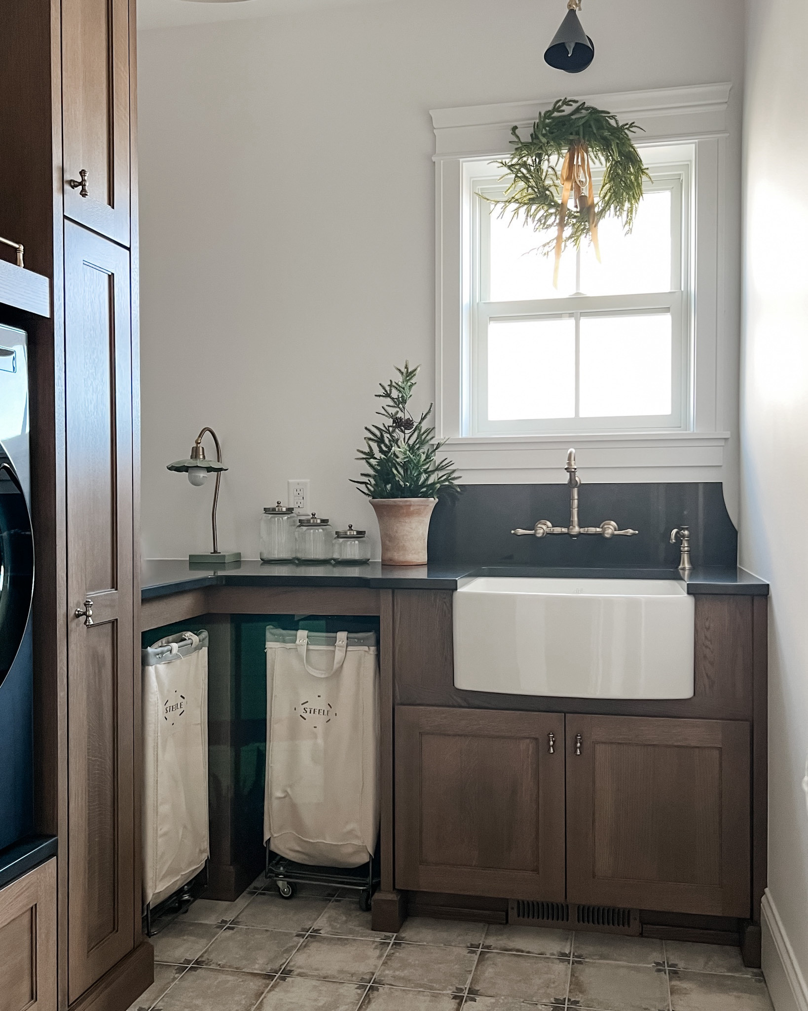 I added a little holiday cheer in my laundry room on this gray, gloomy day. 

#LTKHoliday #LTKHome #LTKSeasonal