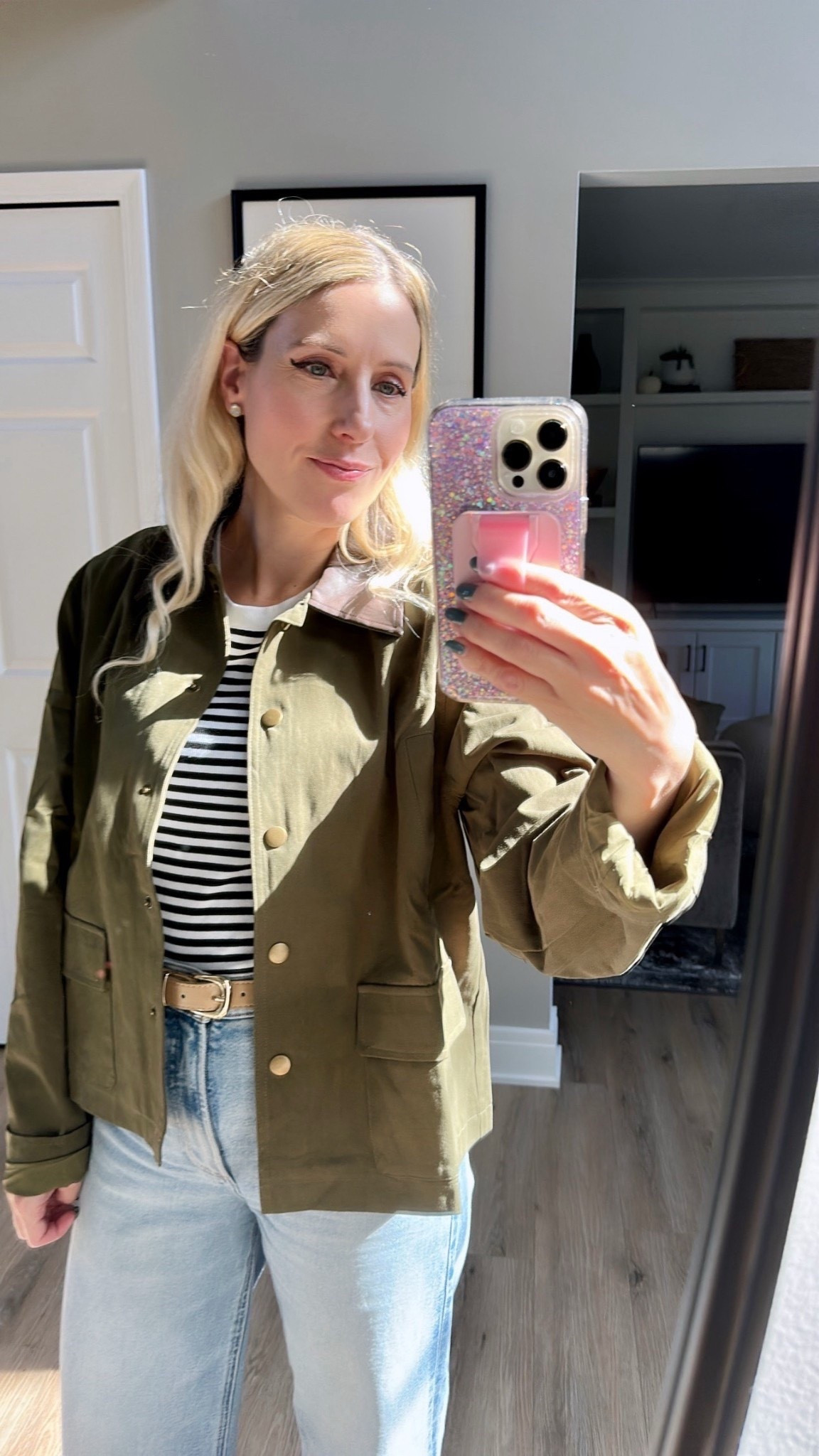 Trendy barn jacket is true to size for me. If you want it to be more form fitting, you could size down one. 

#LTKFindsUnder100 #LTKSeasonal #LTKStyleTip