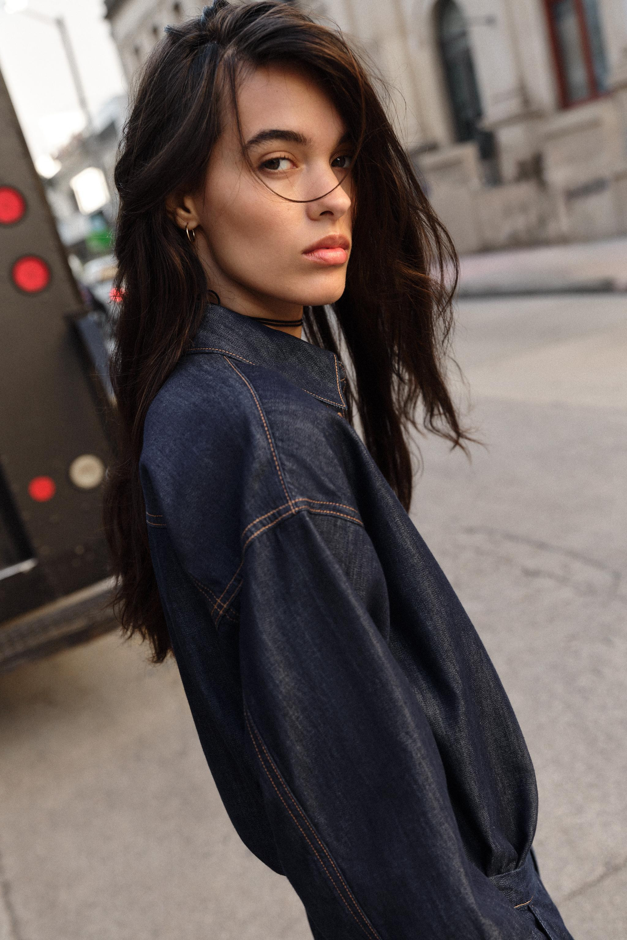 CAMISA Z1975 DENIM OVERSIZE SET | Zara US