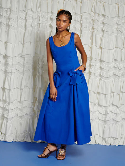 DREAM Blue Diary Midi Dress | Sister Jane (UK)