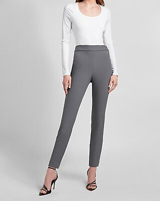 High Waisted Supersoft Twill Skinny Pant | Express