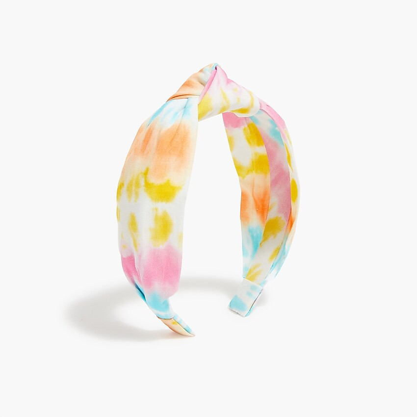 Girls' printed knotted headband | J.Crew Factory