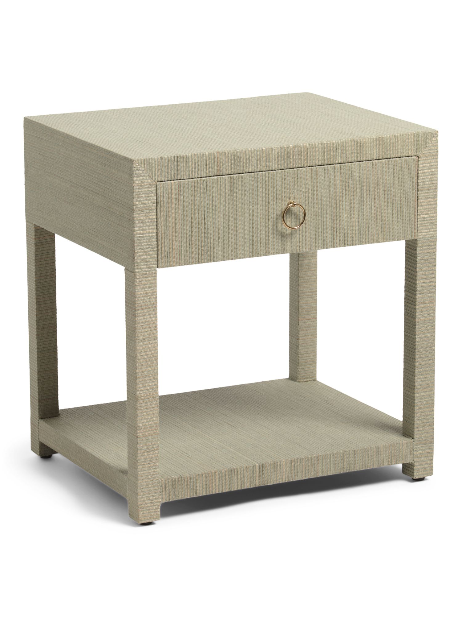 Raffia One Drawer Table | TJ Maxx