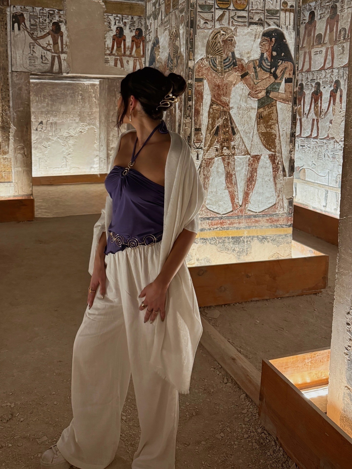 my fit from the hot air balloon / valley of the kings day in egypt 💜 top is shein, pants and accessories are princess polly, and shoes are puma ✨ linked all my makeup as well that did so well in the egypt heat 🤭

#LTKSeasonal #LTKFindsUnder100 #LTKTravel