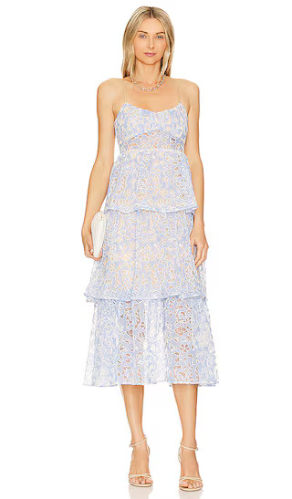 Santos Dress in Bluebell & White | Revolve Clothing (Global)