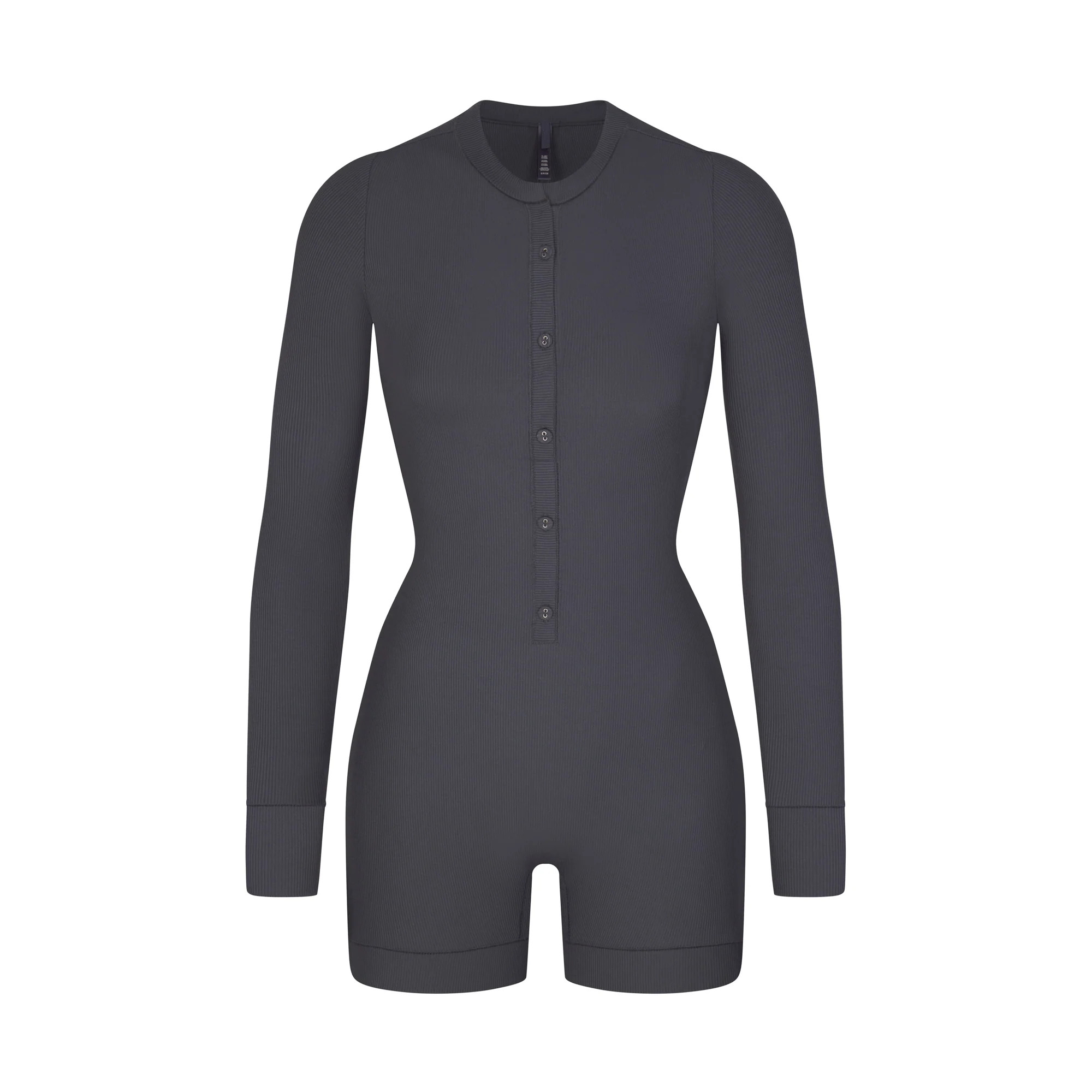 BUTTON UP HENLEY ONESIE | SKIMS (US)