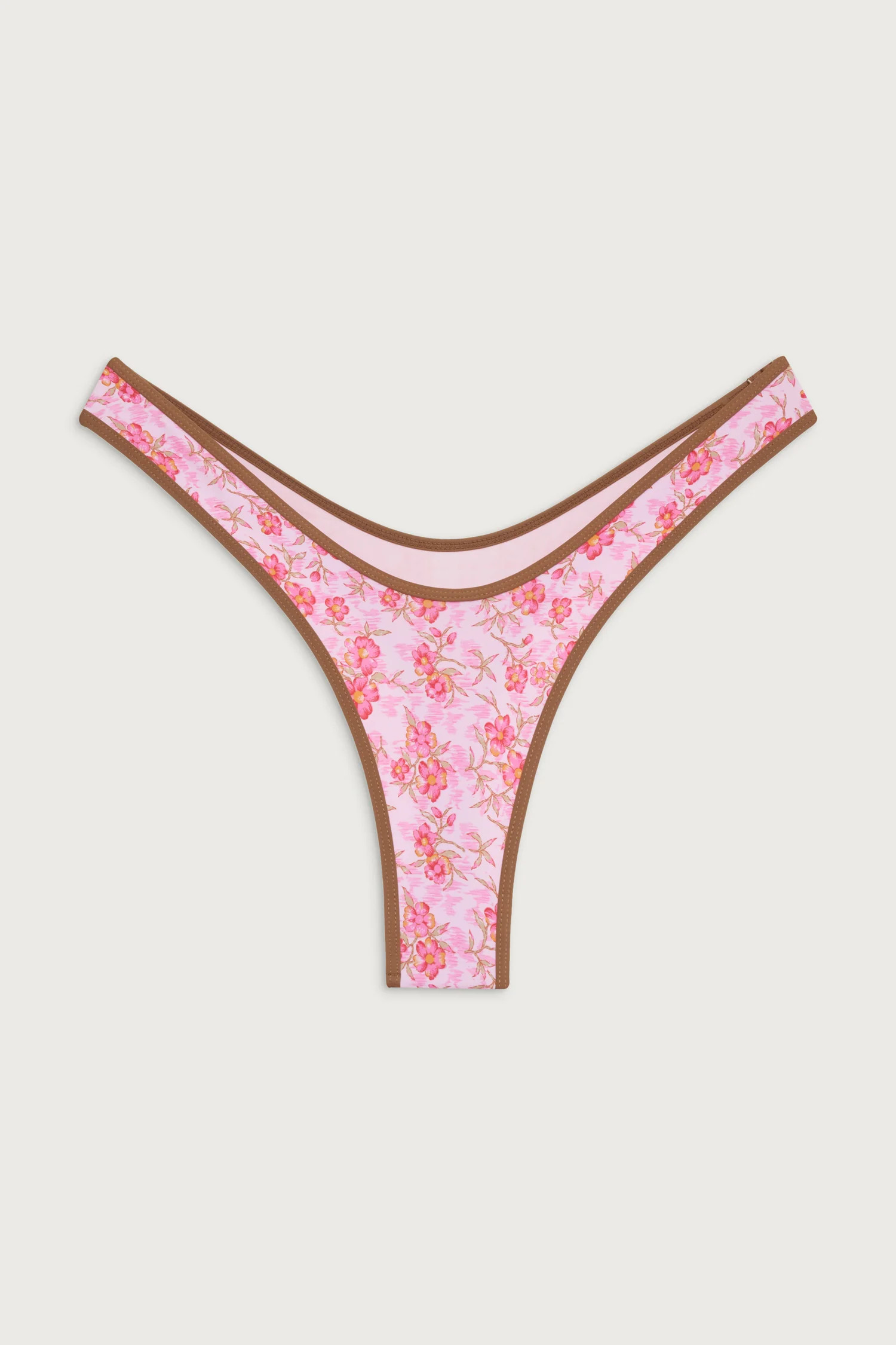 Full Moon Floral Micro Bikini Bottom | Frankies Bikinis