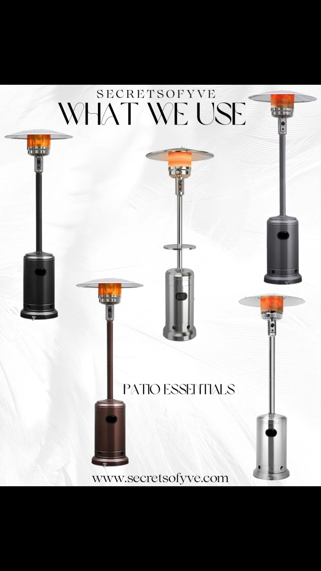 Secretsofyve: my father used these for his diplomatic events outside & they are amazing for weddings too or your patio! Outdoor living essentials. @target @amazon
#Secretsofyve #LTKfind #ltkgiftguide
Always humbled & thankful to have you here.. 
CEO: PATESI Global & PATESIfoundation.org
DM me on IG with any questions or leave a comment on any of my posts.@secretsofyve : where beautiful meets practical, comfy meets style, affordable meets glam with a splash of splurge every now and then. I do LOVE a good sale and combining codes! #ltkstyletip #ltksalealert #ltkmens #ltkholiday #ltkfamily #ltku #ltkvlog secretsofyve

#LTKHome #LTKSeasonal #LTKWedding