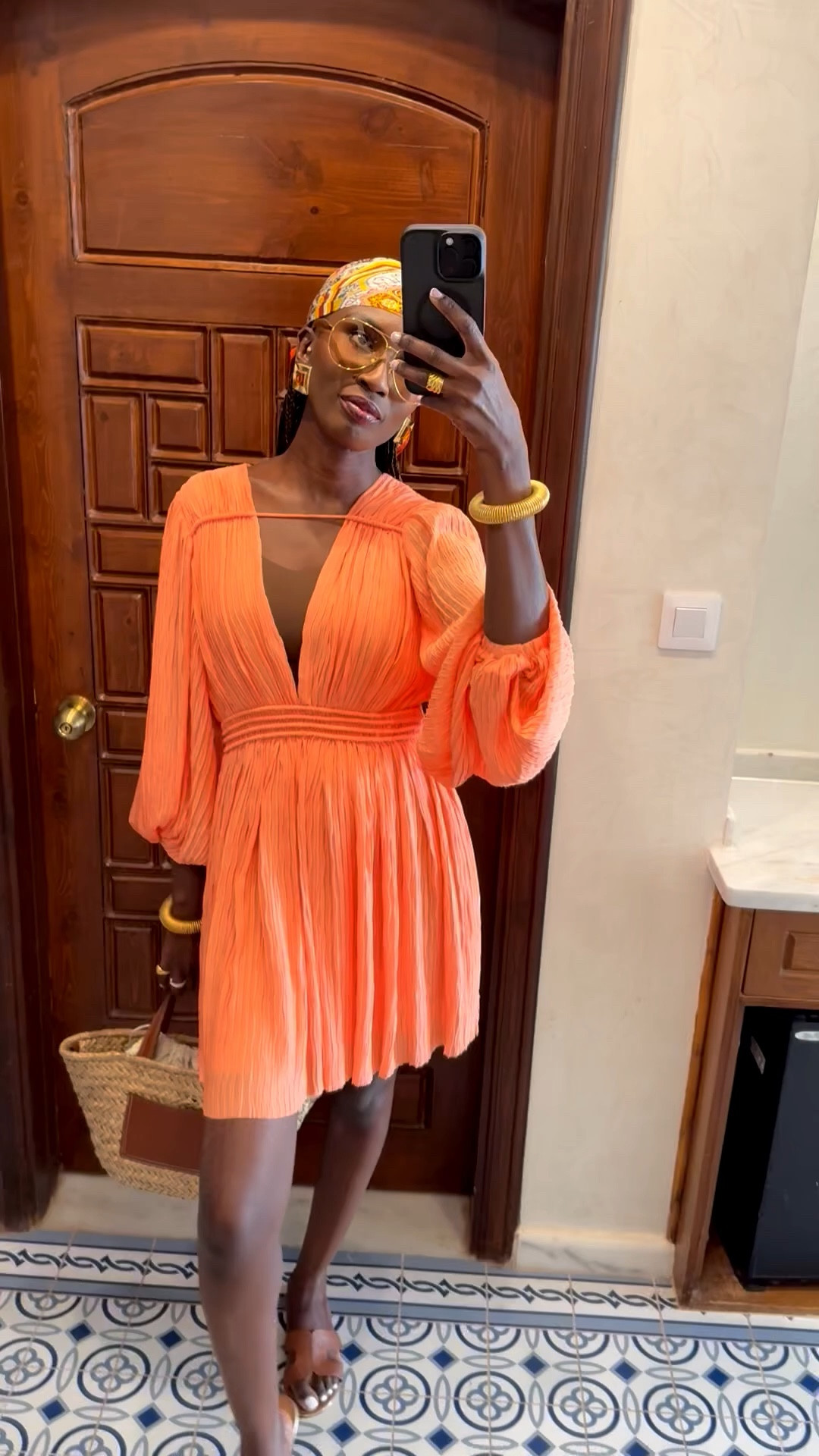 Resort wear, vacation beach wear, vacation outfit, ways to style orange dress, spring dress, Summer dress 

#LTKtravel #LTKstyletip #LTKdresses