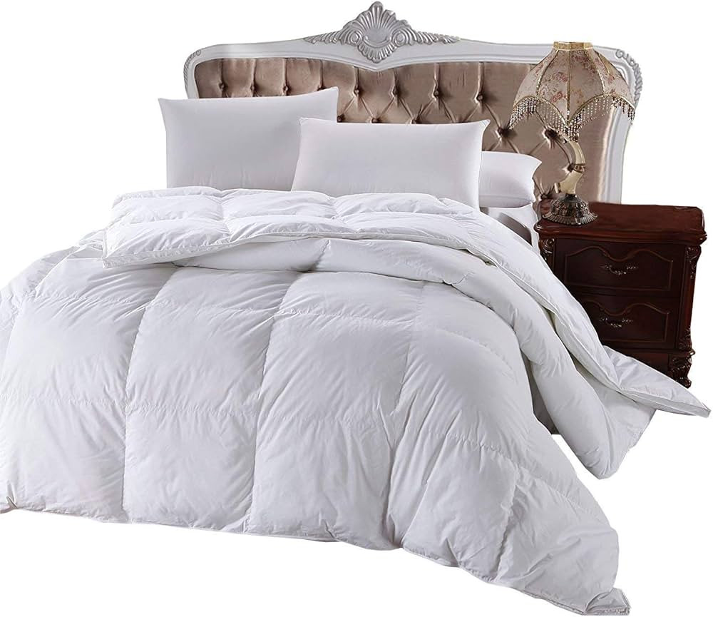 Royal Hotel Bedding 300 Thread Count Queen Size Down-Alternative Comforter, Overfilled Comforter,... | Amazon (US)