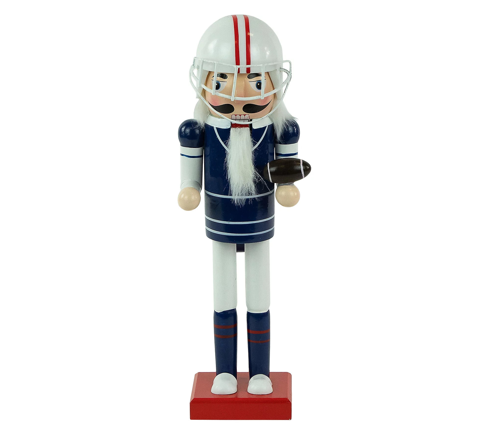 Northlight 14 Wooden Christmas Nutcracker Football Player | QVC