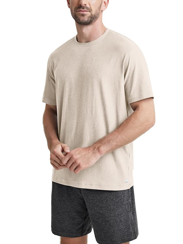 ODODOS Men's Performance T-Shirt - Stratum Tech Tee, Ultra Soft Moisture Wicking UPF 50+ Fitness ... | Amazon (US)