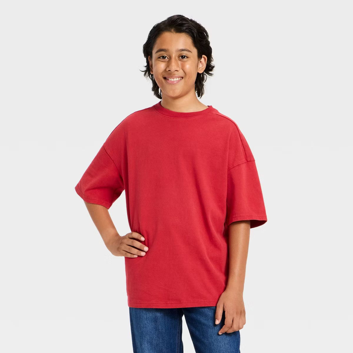 Boys' Heavyweight Short Sleeve T-Shirt - art class™ | Target