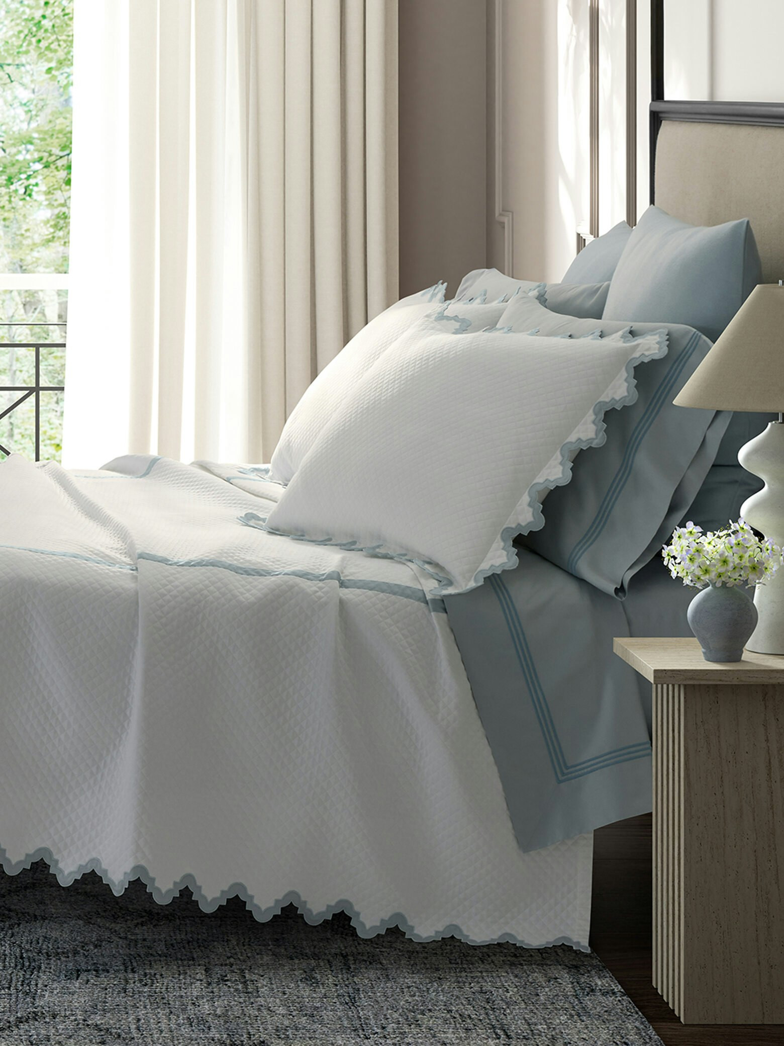 Bel Tempo Nocturne Pillowcase - Pair$275See details$275StandardPool+41234567891011121314151617181... | Matouk