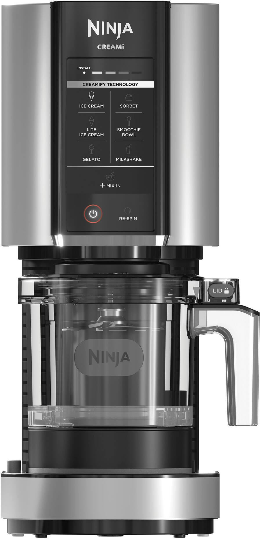 Ninja - CREAMi, Ice Cream Maker, 7 One-Touch Programs - Cloud Silver | Best Buy U.S.