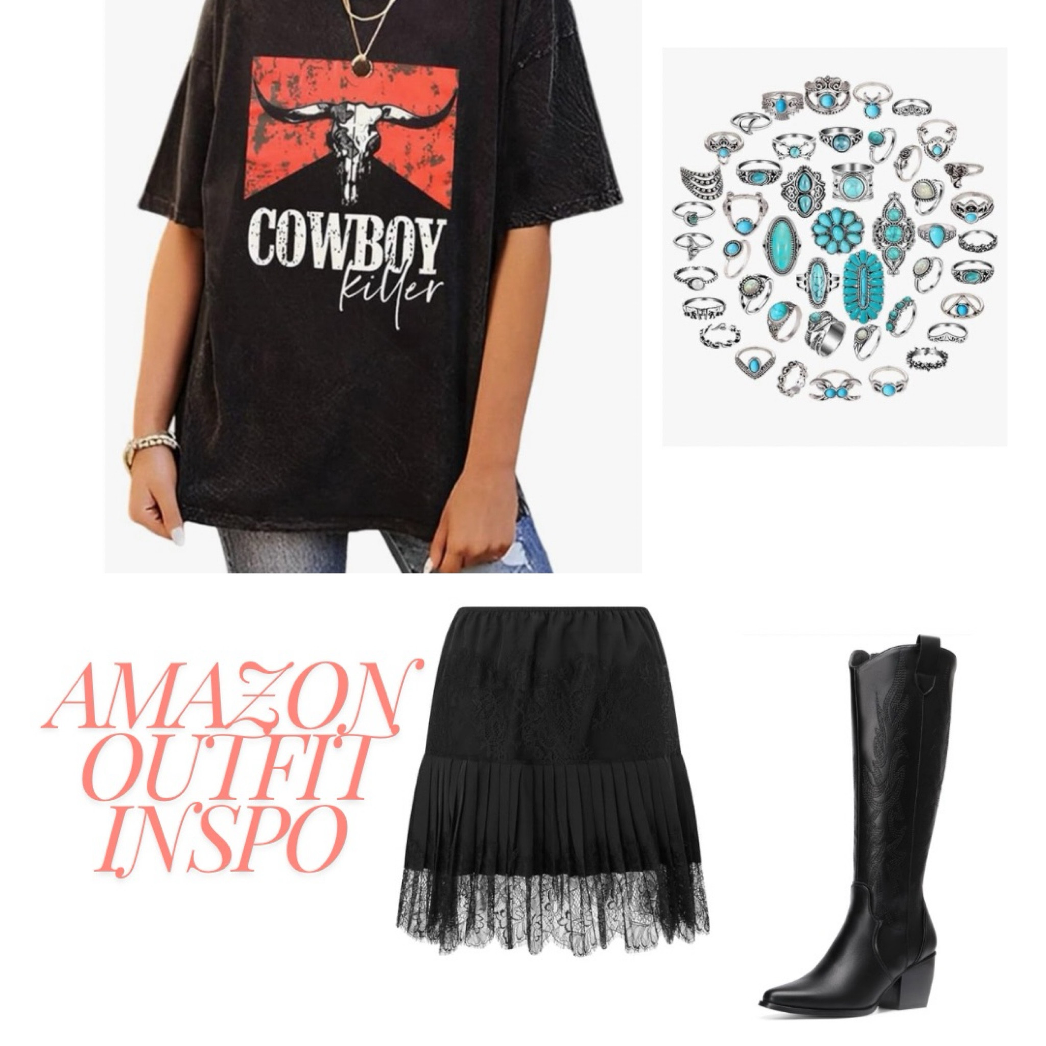 Country concert outfit inspo! So many fun outfits and possibilities! 

#LTKStyleTip #LTKBeauty #LTKFindsUnder100