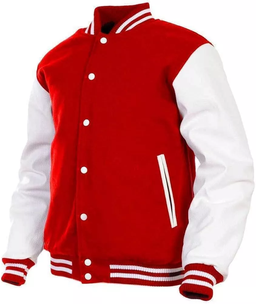 Moshtashio Men's Varsity College Jacket