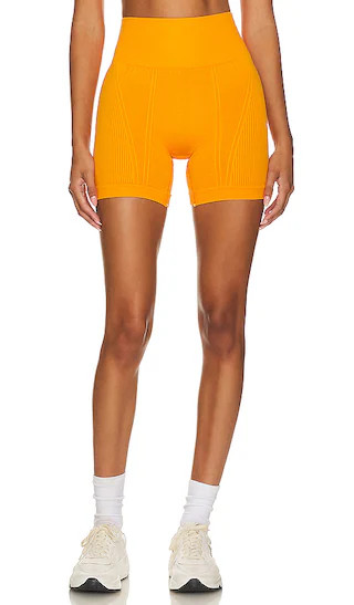 Barre Seamless Short in Tangerine | Revolve Clothing (Global)