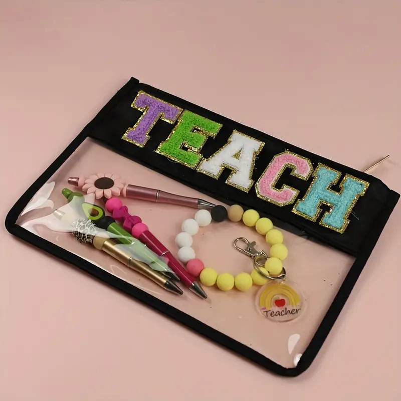 Personalized Teacher's Day Gift Transparent Pvc Zipper - Temu | Temu Affiliate Program