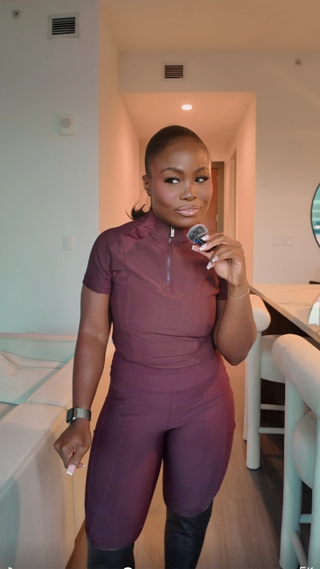 Burgundy riding pants and top to class 

#LTKActive #LTKSeasonal #LTKU