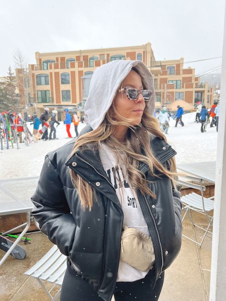 This leather puffer is on crazy sale at Abercrombie! Park City. Apres ski. Mountain town. Winter outfits. 

#LTKsalealert #LTKSeasonal #LTKmidsize