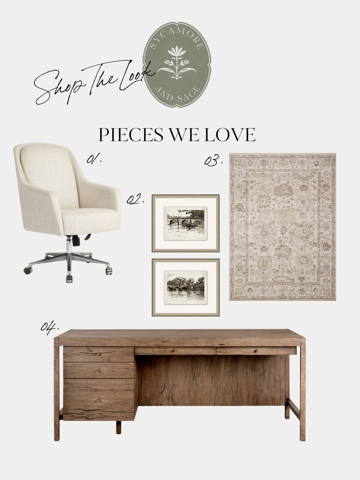 Needing an office refresh? This one is absolutely gorgeous, I’m in love with this desk and how rustic yet sleek it looks, the details provide such a unique look that we can’t get enough of!

#LTKHome