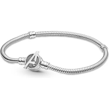 Pandora MARVEL x Pandora Avengers Logo Snake Chain Bracelet | Walmart (US)
