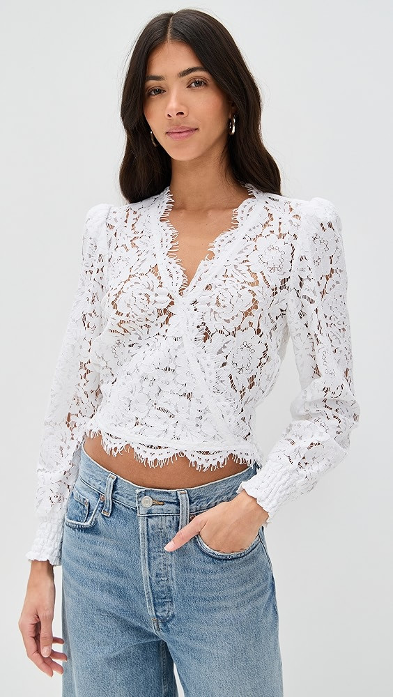 Generation Love Kairi Lace Wrap Blouse | Shopbop | Shopbop