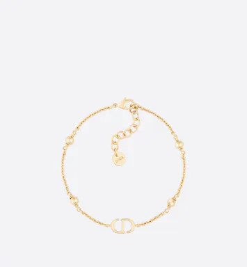Petit CD Bracelet Gold-Finish Metal | DIOR | Dior Couture