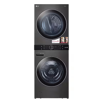 LG WashTower Electric Stacked Laundry Center with 4.5-cu ft Washer and 7.4-cu ft Dryer ENERGY STA... | Lowe's