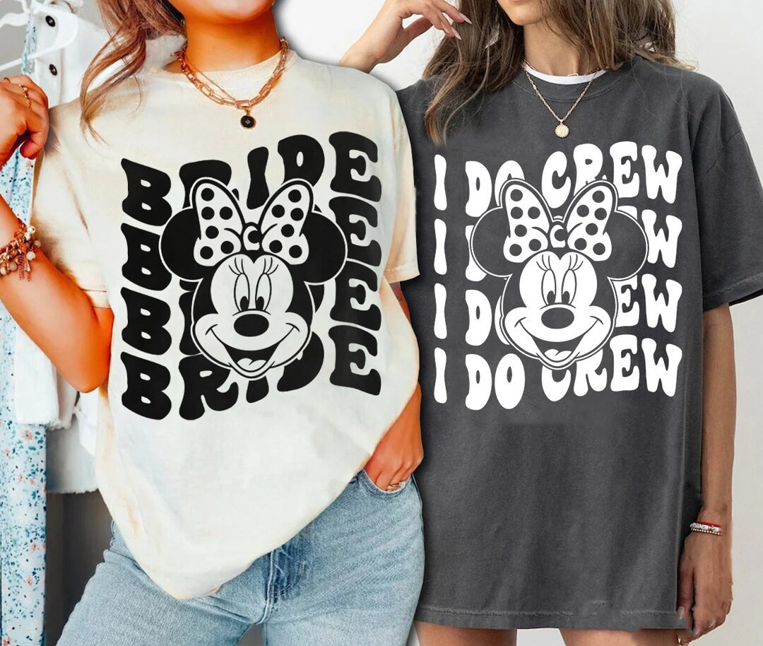 Custom Disney Bridal Party Shirt, Disney Bachelorette Shirt, Bride to Be Shirt, Minnie Bride Shir... | Etsy (US)