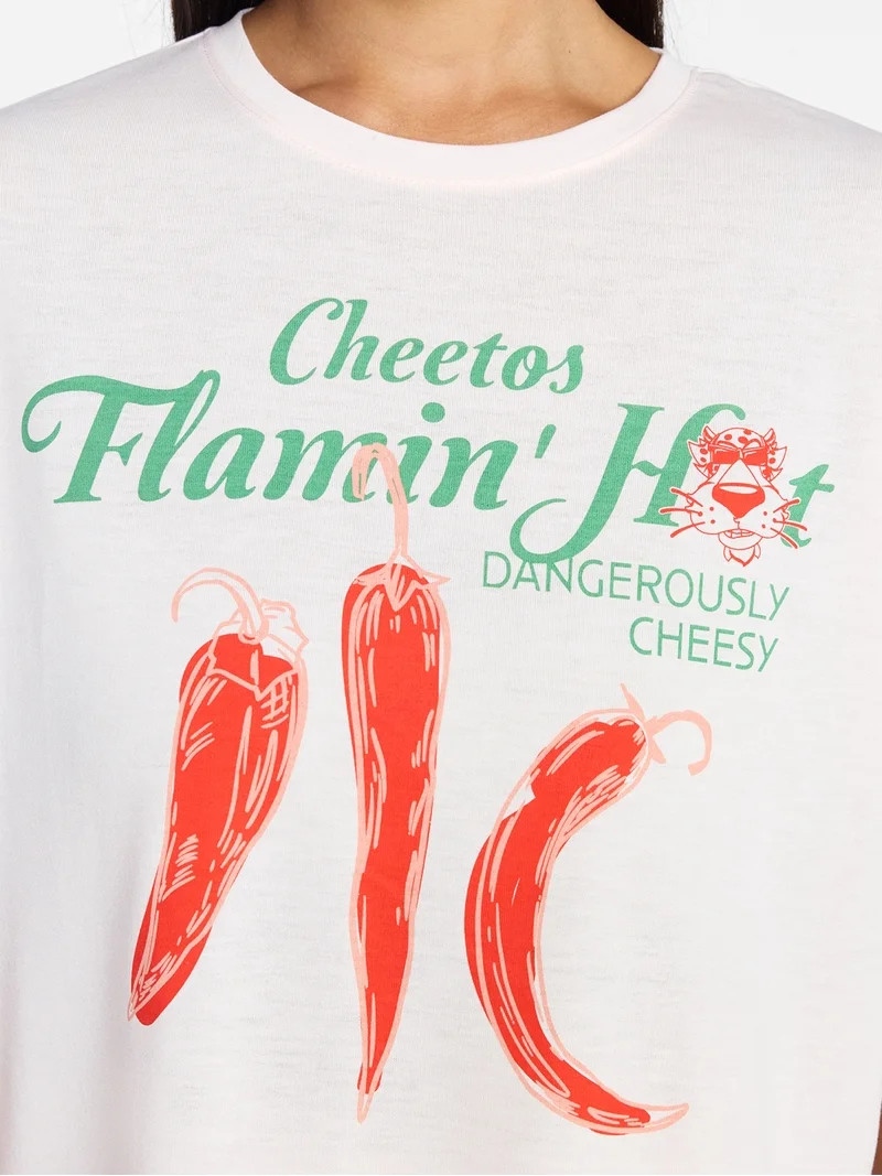 Flaming Hot Cheetos Women's and Women's Plus Sleep Tee and Shorts Pajama Set from Grayson Social,... | Walmart (US)