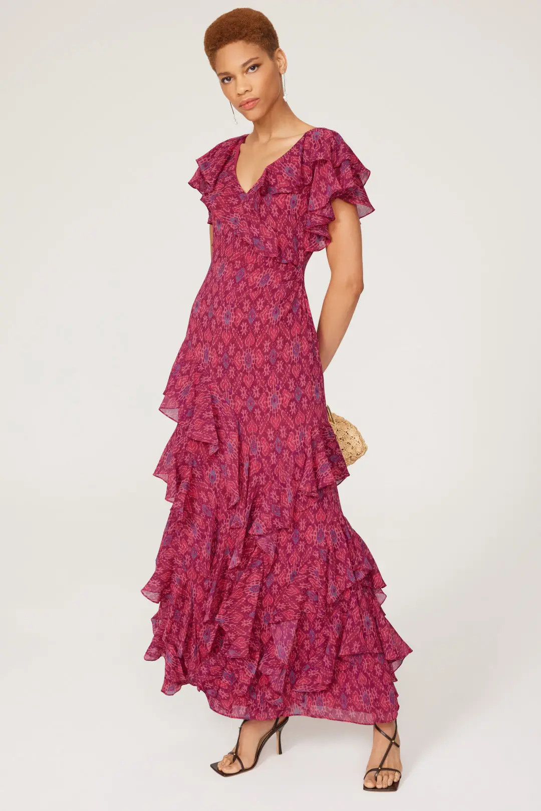 Lauren Ralph Lauren Fuschia Brahima Gown | Rent the Runway