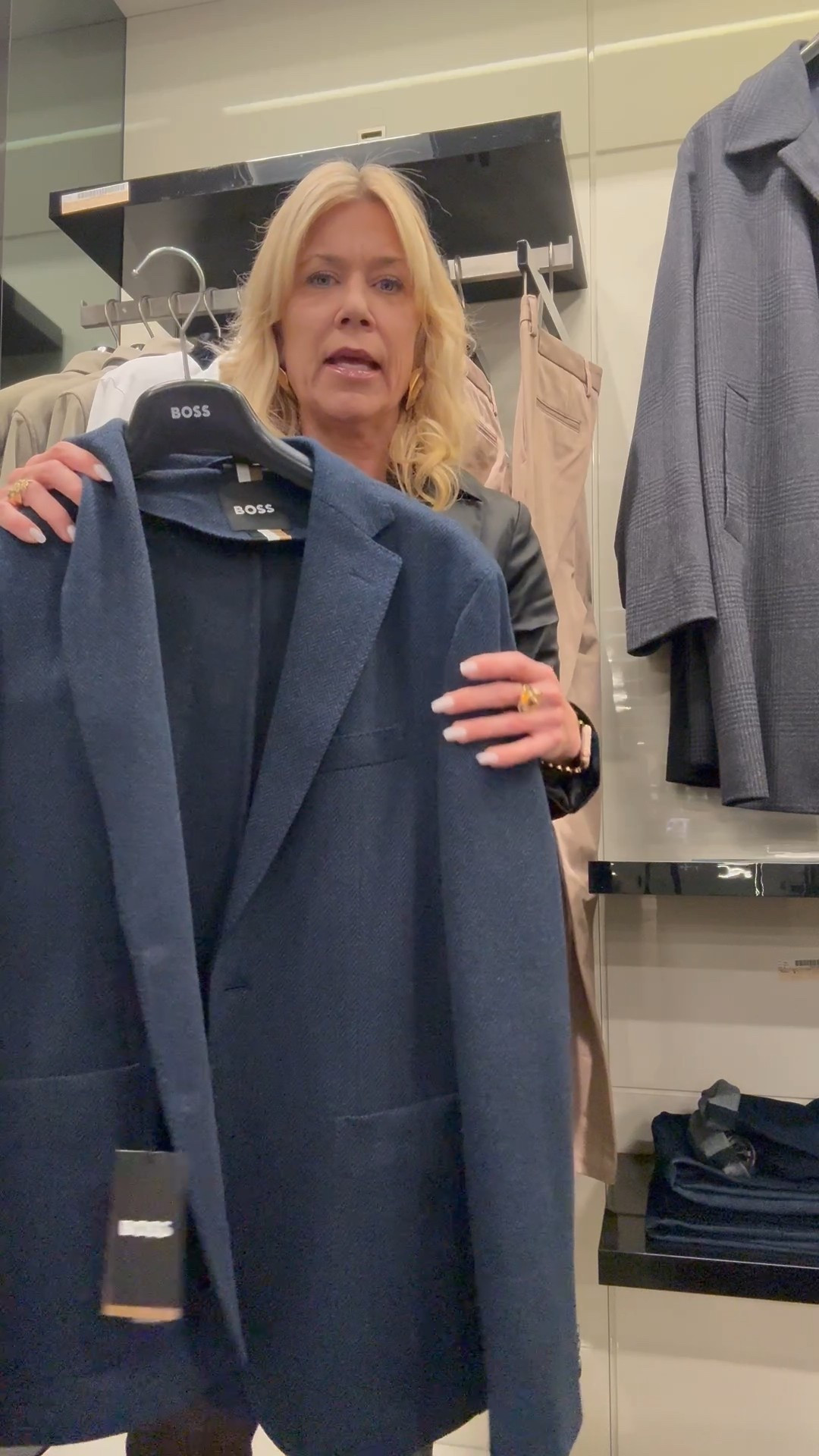 The luxurious look of a blue herringbone print blazer styled with a wrinkle-free white shirt or a chunky knit turtleneck sweater for a polished, relaxed outfit for winter. Slip on your favorite boots (tagged our men’s favorites) and dark jeans.

#LTKWorkwear #LTKMens #LTKootd