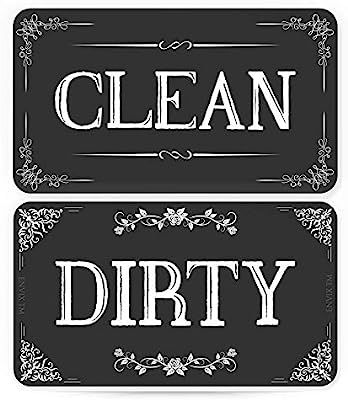 ENVIX Dishwasher Magnet Clean Dirty Sign - Strongest Magnet Double Sided Flip - with Bonus Metal ... | Amazon (US)