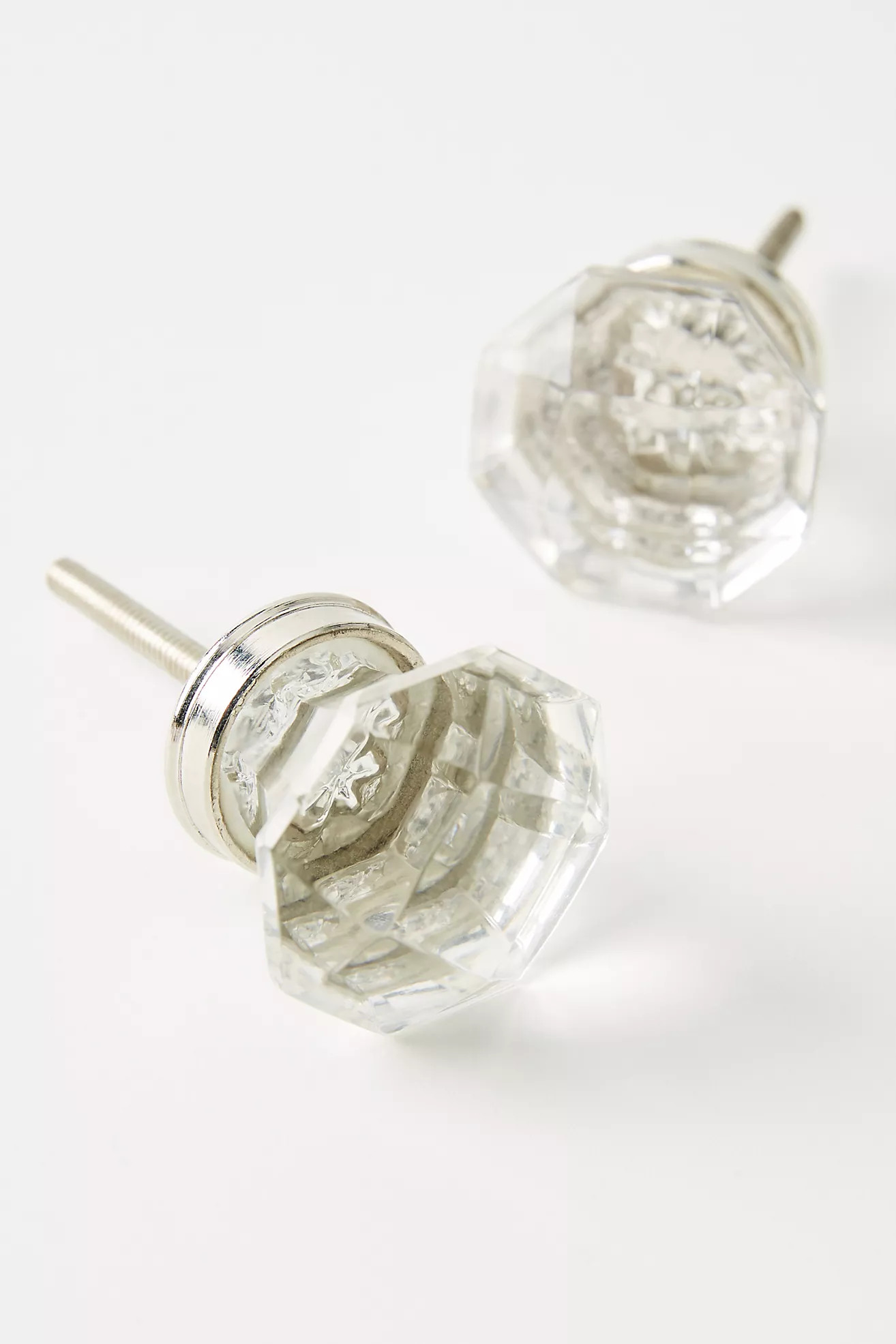 Crystal Octagon Knobs, Set of 2 | Anthropologie (US)