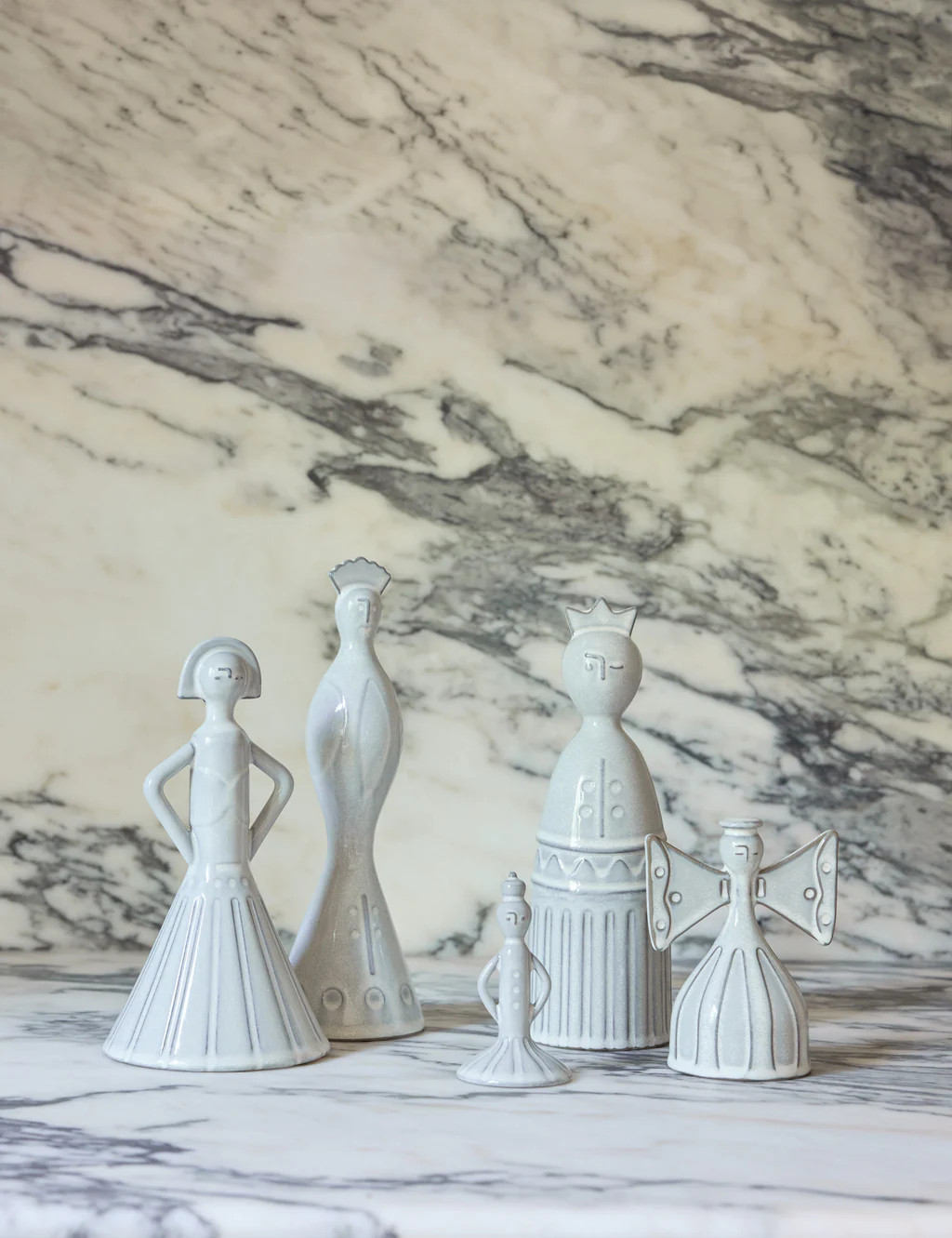 Kello Ceramic Bells (Set of 5) by Sarah Sherman Samuel | Lulu and Georgia 