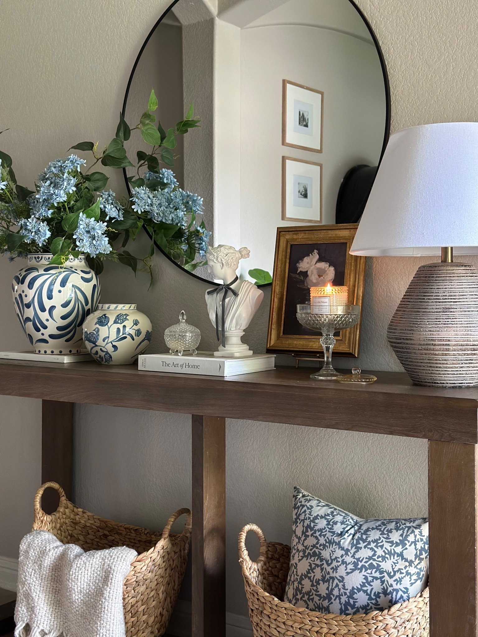 Something Blue Console table styling! 💙💙

#LTKSaleAlert #LTKSeasonal #LTKHome