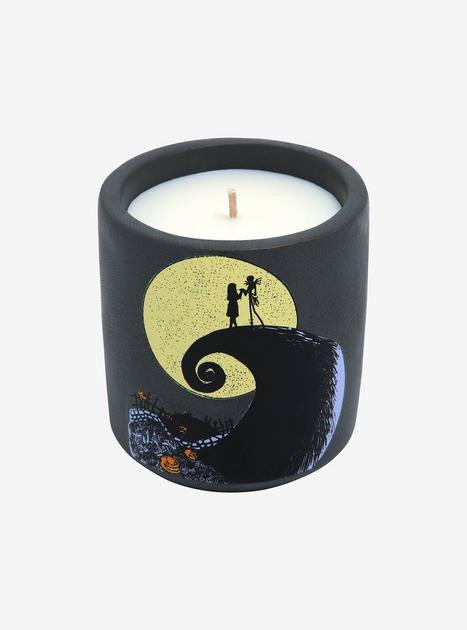 Disney The Nightmare Before Christmas Jack Skellington & Sally Spiral Hill Candle | BoxLunch