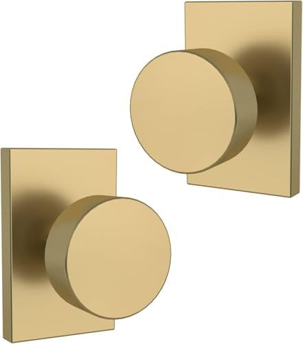 Laura Dummy Door Knob - 2 Pack Heavy Duty Gold Door Knob, Non-Turning Dummy Door Knobs for Hallwa... | Amazon (US)