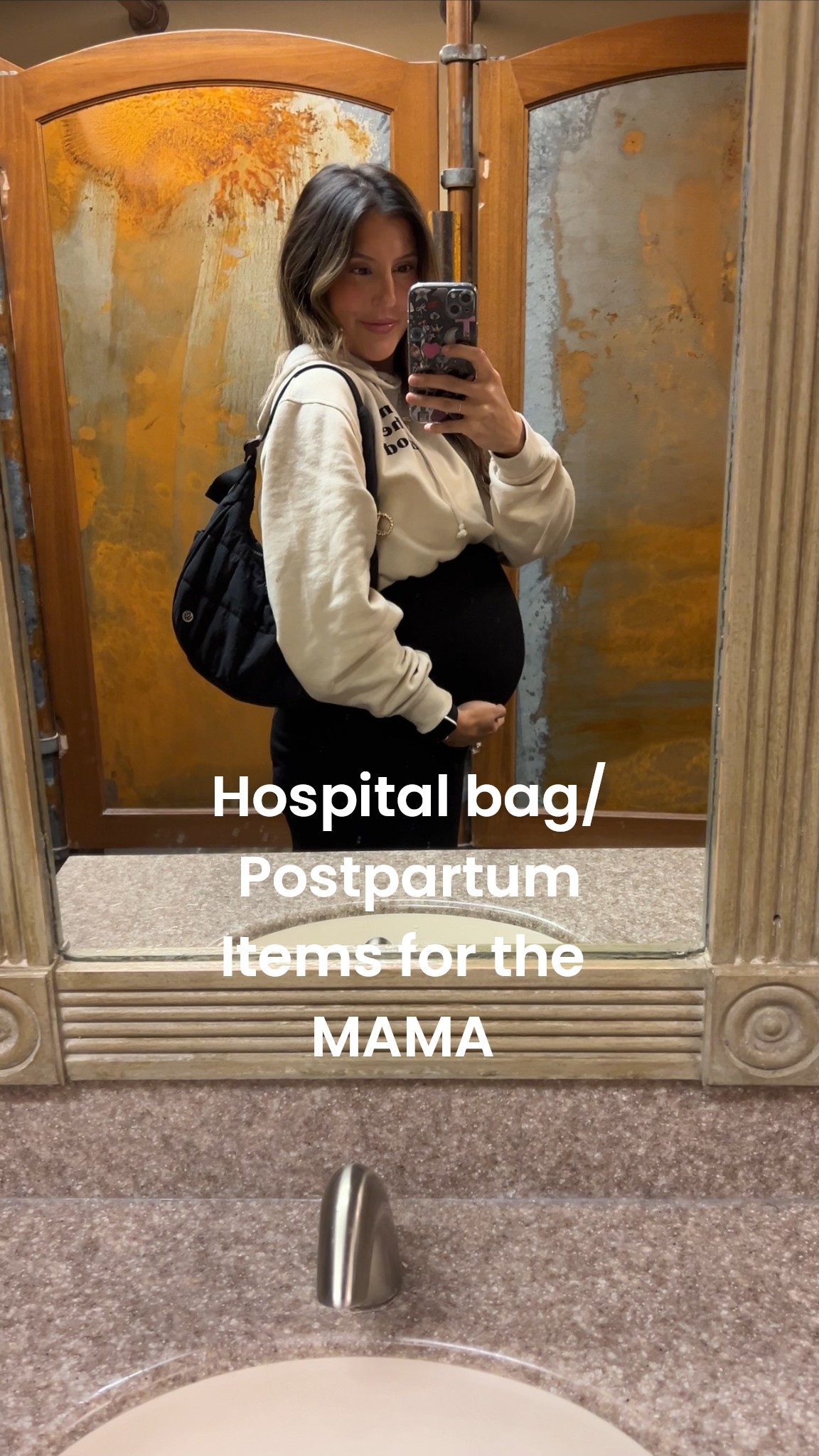 Hospital bag and postpartum items for the mama!