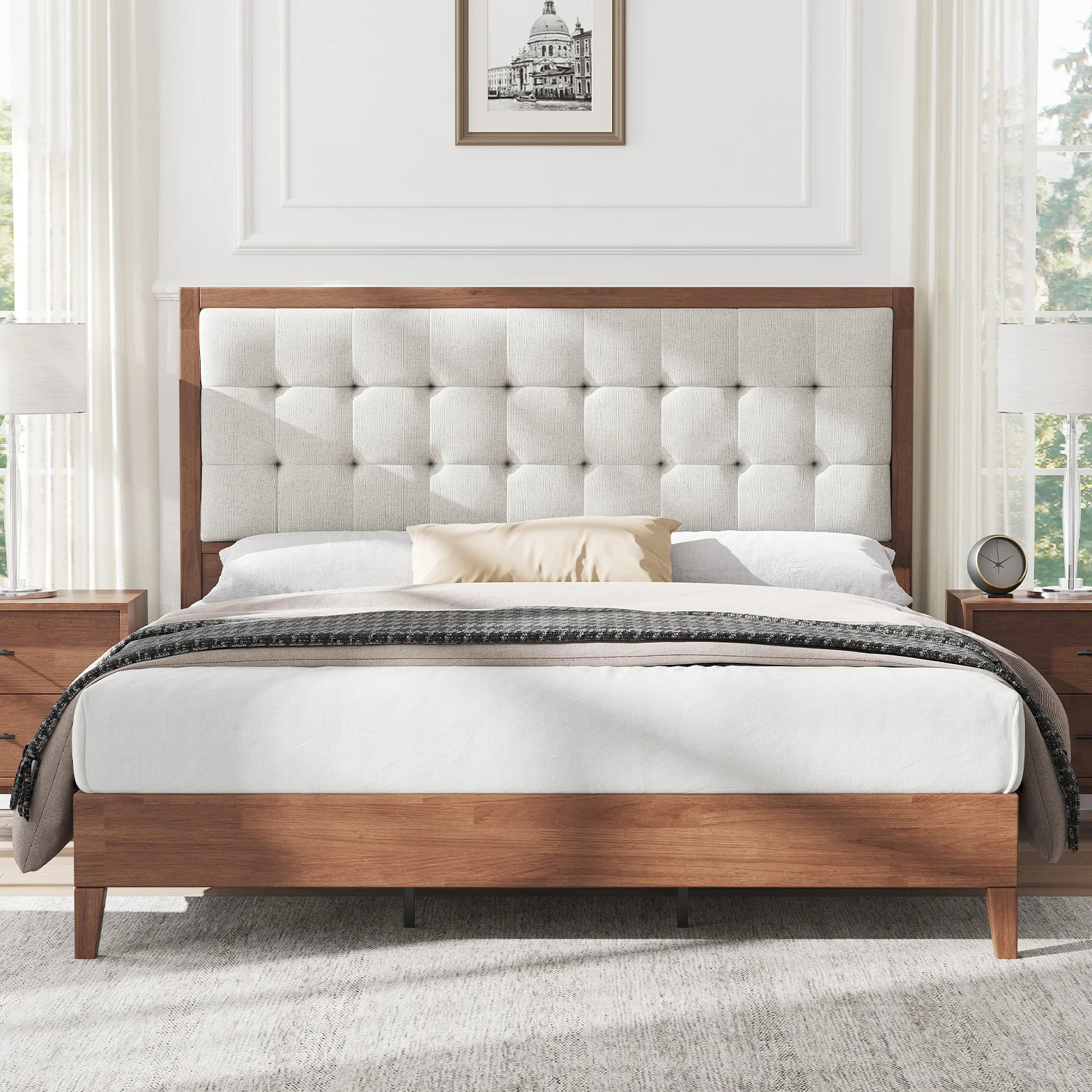 Behka Upholstered Platform Bed | Wayfair North America