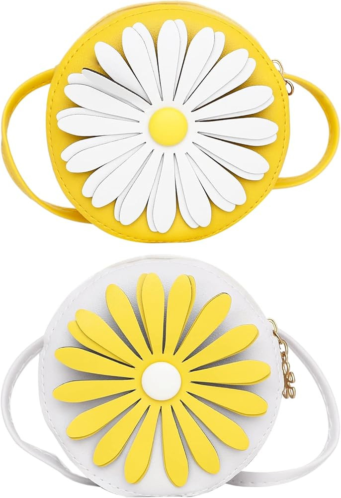 SOTOGO 2 Pieces Little Girls Purses Toddler Crossbody Purse Cute Girl Wallets Mini Shoulder Cross... | Amazon (US)