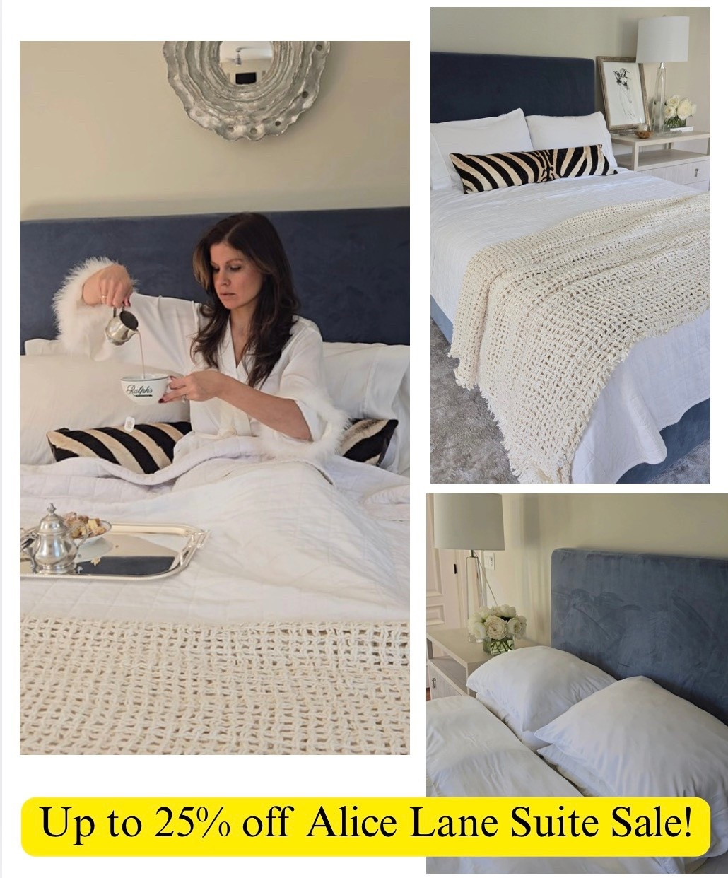 Shop the Alice Lane suite sale!! Take up to 25% off site wide!! Bedding, mirror, headboard, blue, sheets, throw blanket, creamer, sugar bowl, crystal table lamp, faux flowers, pillows, nightstand, French, modern.

#LTKSaleAlert #LTKmomlife #LTKHome