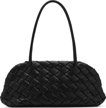 MANGO Braided Leather Shoulder Bag | Nordstrom | Nordstrom