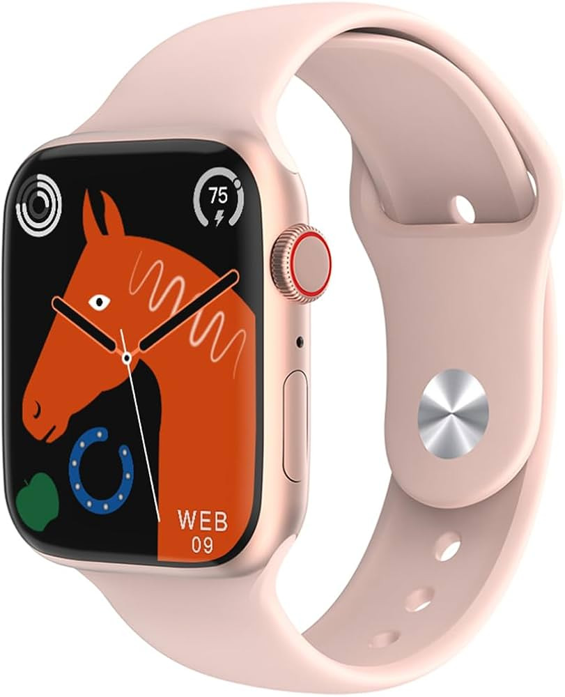 Relógio Inteligente Smartwatch Iwo W58 Pro Android IOS Rosê 45mm (Rose) | Amazon (BR)